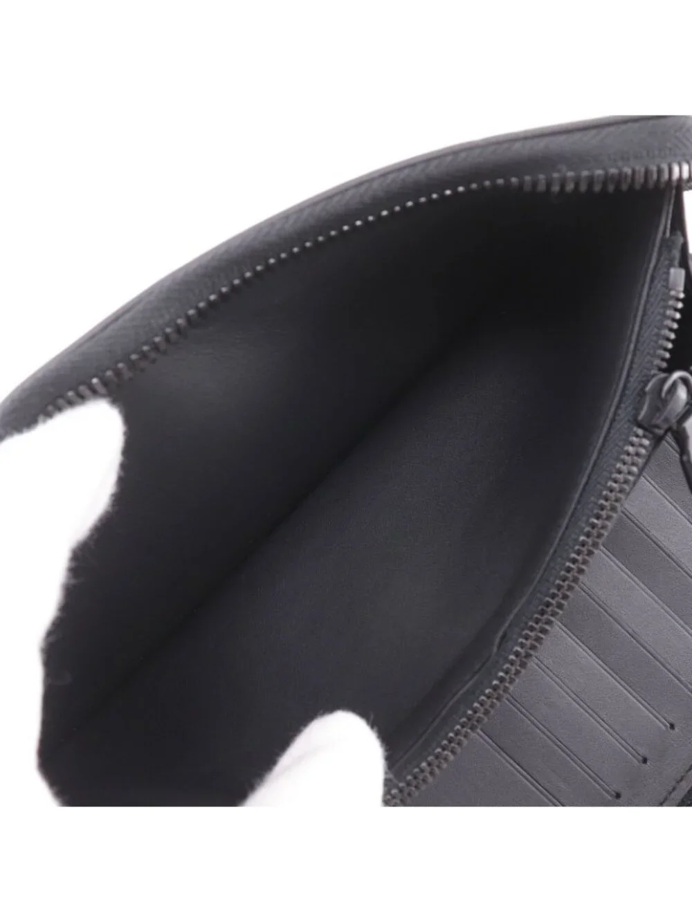 Louis Vuitton Zippy Wallet Vertical Monogram Shadow Leather Noir Black